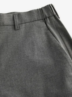 Gris de charbon de bois - Moulant - Pantalons extensibles à taille élastiquée Motionflex