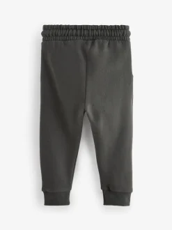 Gris de charbon de bois - Jogging en jersey doux au toucher (3 mois à 7 ans)