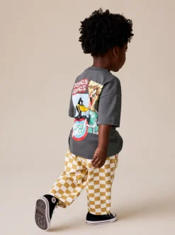 Gris de charbon de bois - T-shirt Looney Tunes manches courtes (3 mois-8 ans)