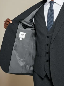 Gris de charbon de bois - Slim Fit (Slim Fit) - Veste de costume Essential