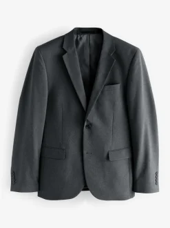 Gris de charbon de bois - Slim Fit (Slim Fit) - Veste de costume Essential