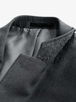 Gris de charbon de bois - Slim Fit (Slim Fit) - Veste de costume Essential