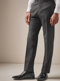 Gris de charbon de bois - Ajustement régulier - Pantalon intelligent stretch