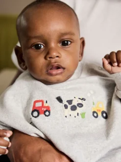 Gris Farm Character - Ensemble Sweat-shirt et Leggings bébé (0mois-3ans)