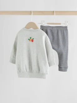 Gris Farm Character - Ensemble Sweat-shirt et Leggings bébé (0mois-3ans)