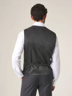 Gris foncé - Skopes Madrid Regular Fit Suit Waistcoat (gilet de costume à coupe régulière)