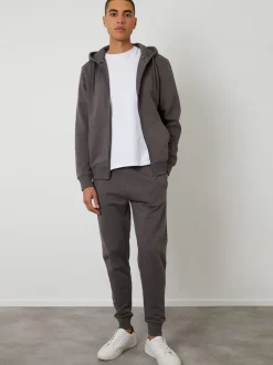 Gris foncé - Threadbare Cotton Blend Joggers