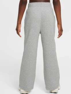 Gris foncé chiné - Pantalon de jogging Nike Club en polaire coupe large