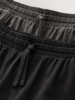 Gris foncé/noir - Lot de 2 shorts de jogging Loopback Soft Touch