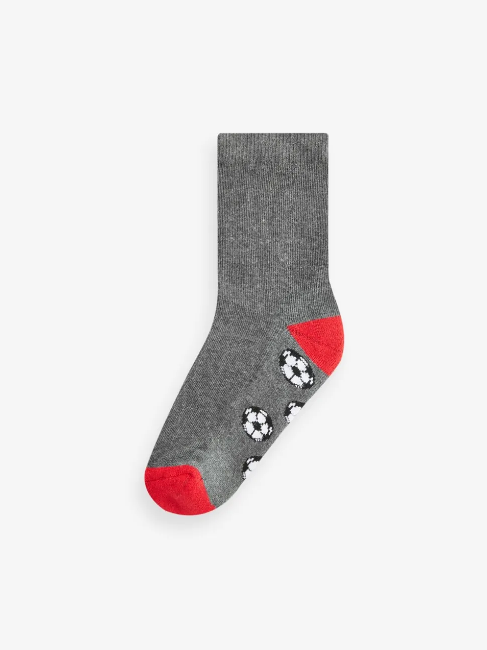 Gris Football - Paquet de chaussettes rembourrées en coton riche 7