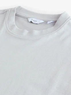 Gris glace - Coupe ample - T-shirt épais