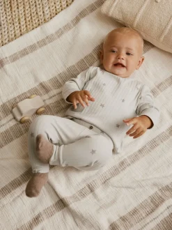 Gris Grands sourires - Ensemble haut et legging bébé (0mois-2ans) (0mois-2ans)