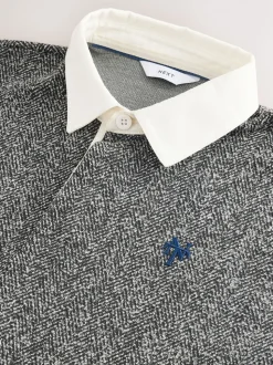 Gris Herringbone - Maillot de rugby