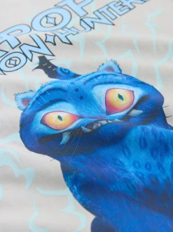 Gris imprimé à l'arrière - T-shirt KPOP Demon Hunters (6-16ans)