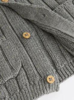 Gris Little Man - Cardigan 100% coton (0mois-2ans)