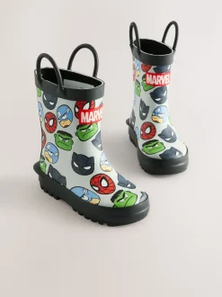 Gris Marvel - Bottes de pluie à poignée