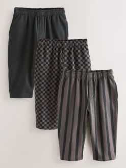 Gris Noir/anthracite - Joggings Jambe large en jersey (3mois à7ans)