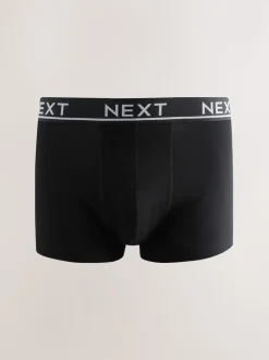 Gris noyau/vert - Boxers hipsters riches en coton mélangé