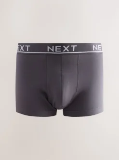 Gris noyau/vert - Boxers hipsters riches en coton mélangé