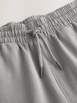 Gris pâle - Jogging ouvert lourd à dos brosse