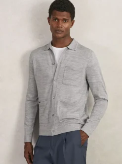 Gris pâle Mouline - Chemise Reiss Munich