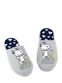 Gris Snoopy - Chaussons mules d’hiver Vanilla Underground femme