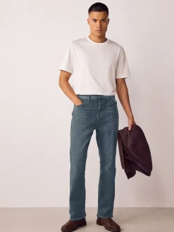 Gris teinté - Bootcut - délavé vintage Denim Jeans