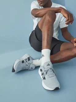 Gris/Blanc - Adidas Galaxy 7 Running Trainers