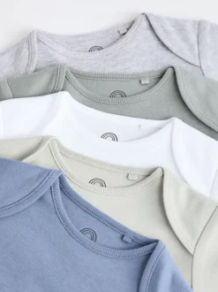 Gris/Blanc - Bodysuits Manches courtes 5 Pack