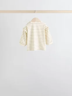 Gris/Crème Character - Ensemble haut à manches longues et leggings 6 pièces (0mois-3ans)