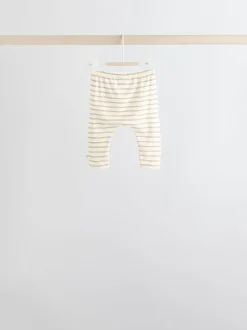 Gris/Crème Character - Ensemble haut à manches longues et leggings 6 pièces (0mois-3ans)