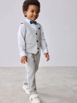 Gris/Marine - Baker by Ted Baker Ensemble Gilet Chemises et Pantalons