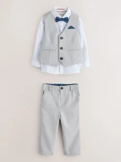 Gris/Marine - Baker by Ted Baker Ensemble Gilet Chemises et Pantalons