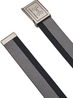 Gris/Noir - Ceinture Under Armour en toile stretch