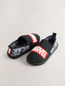 Gris/Noir - Chaussons Marvel Cupsole