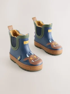 Gruffalo bleu marine - Bottines en caoutchouc avec doublure chaude