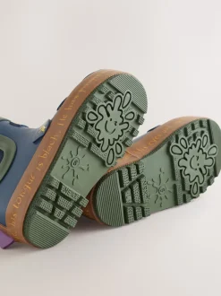 Gruffalo bleu marine - Bottines en caoutchouc avec doublure chaude