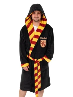 Gryffindor noir/rouge - Peignoir Vanilla Underground Harry Potter à capuche