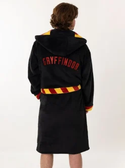 Gryffindor noir/rouge - Peignoir Vanilla Underground Harry Potter à capuche