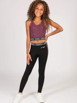 Haut court mi-long Pineapple imprimé léopard fille