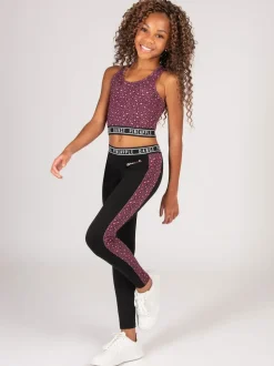 Haut court mi-long Pineapple imprimé léopard fille