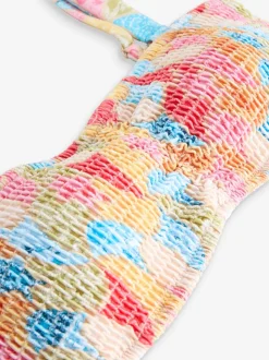 Haut de bikini Never Fully Dressed brillant froncé