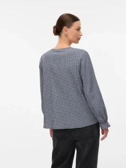 Haut Mamalicious à carreaux d’allaitement