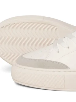 Hors blanc - JACK & JONES baskets en PU à semelle épaisse
