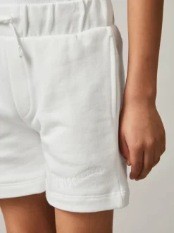 Hors blanc - Short Reiss Perry en coton brodé
