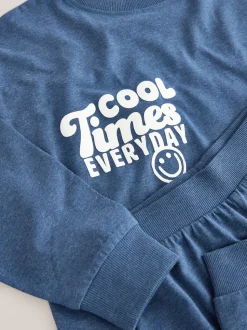 Hors bleu marine cool - Pyjamas simples confortables (1.5-9ans)