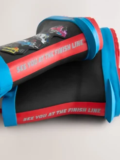 Hot Wheels noirs - Bottes de pluie à poignée