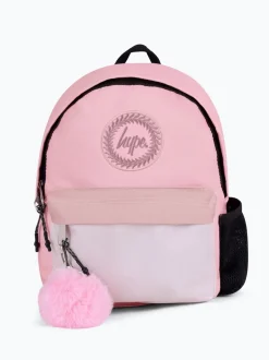 Hype. Court sac à dos emblématique unisexe rose Color-block