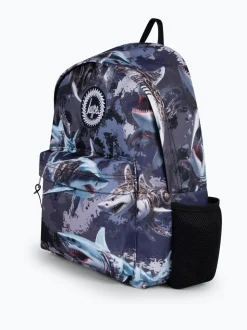 Hype. Sac à dos emblématique gris Mech Sharks pour enfant