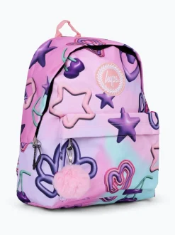 Hype sac à dos unisexe multicolore pastel avec poitrine jouet